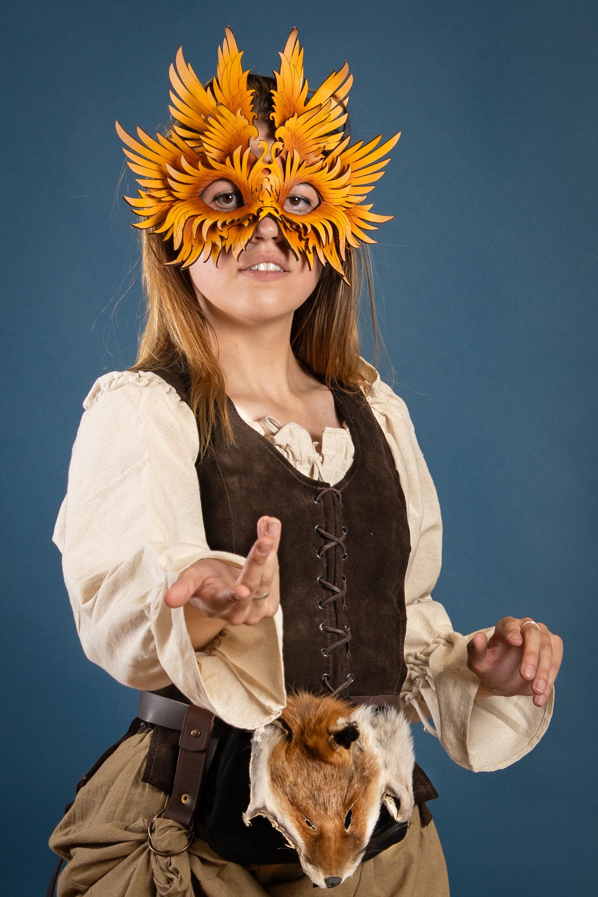 Cathy dames doublet, suède, bruin