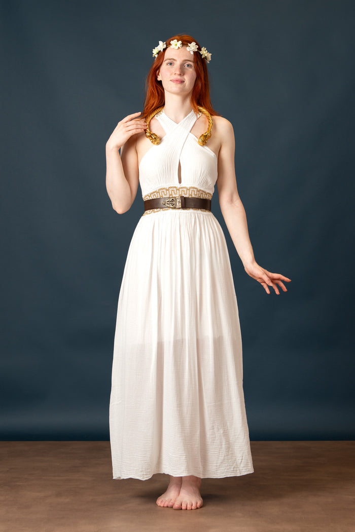 Goddess Dress Persephone, white