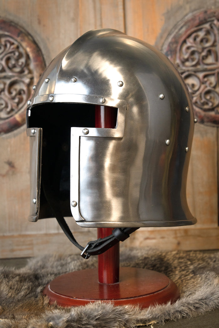 Barbute italienne Avant, vers 1440 apr. J.-C., 2 mm (battle-ready)