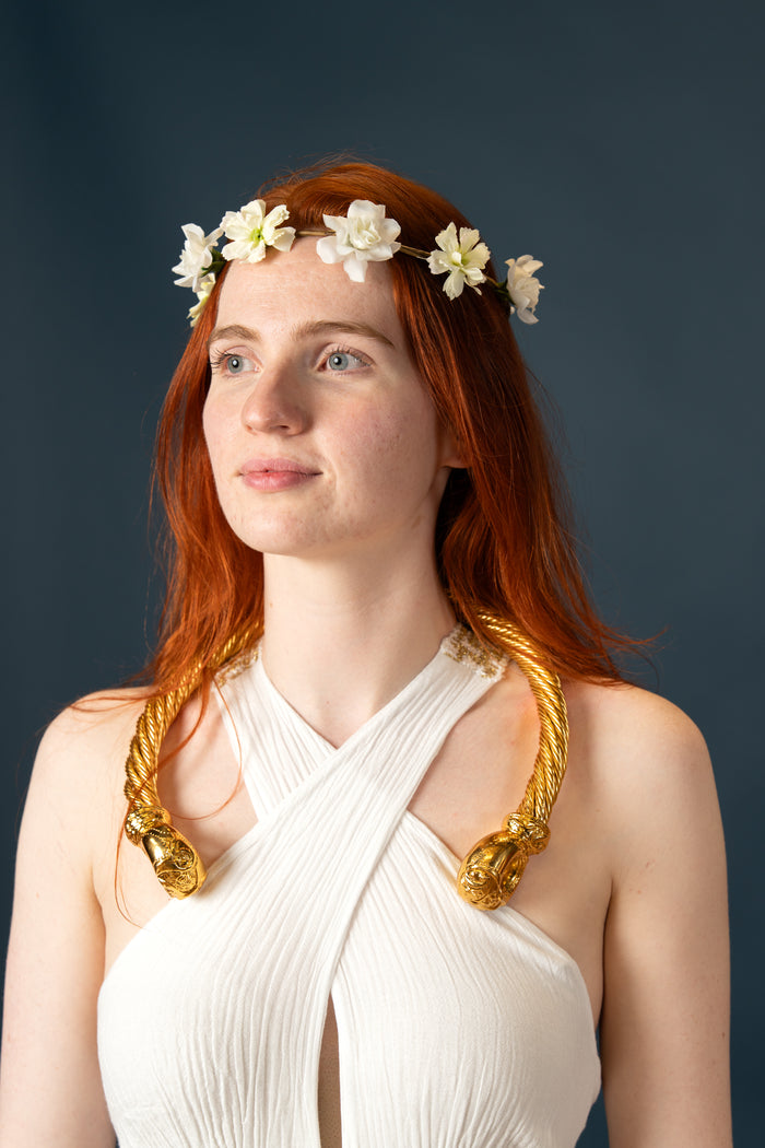 Goddess Dress Persephone, white