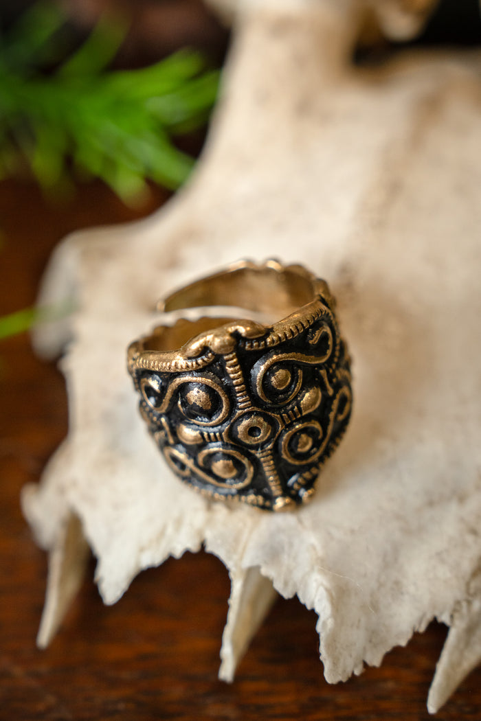 Gallische ring La Tene, brons