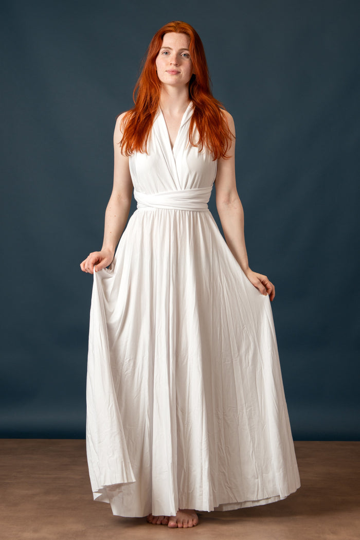 Robe déesses Aphrodite, blanc