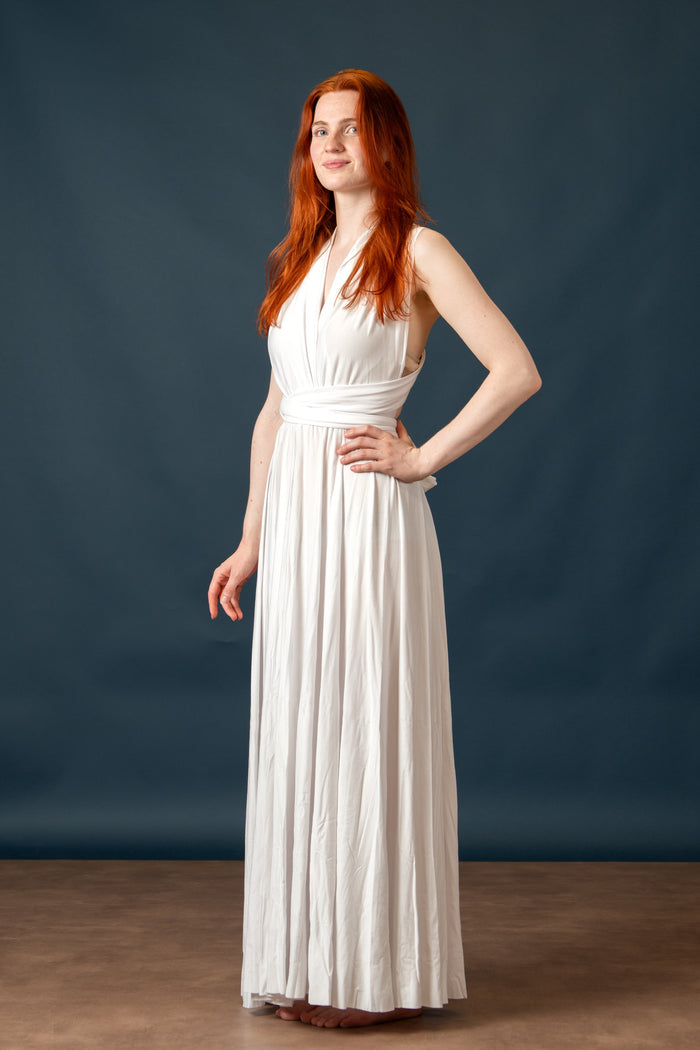 Robe déesses Aphrodite, blanc