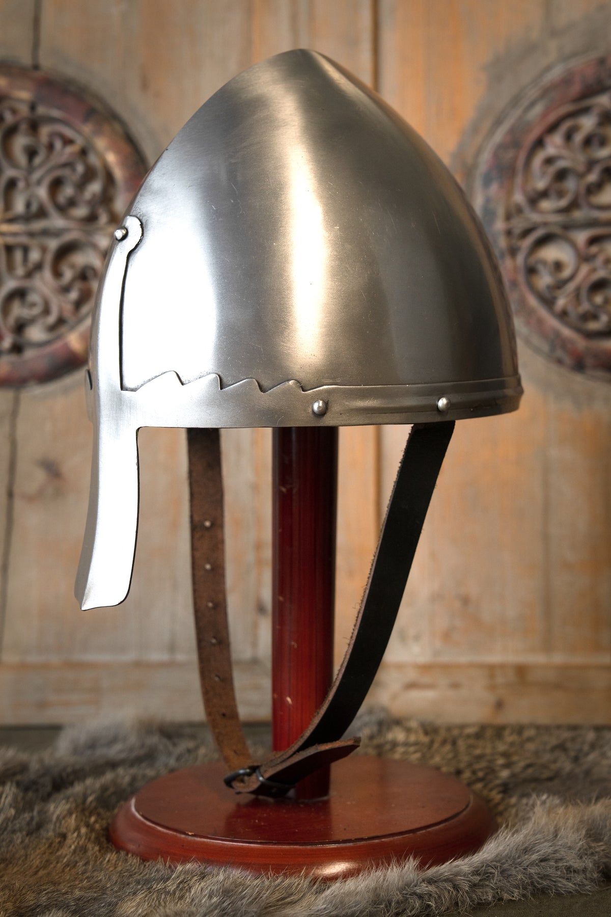 Medieval nasal helmet Harding, 1-1.2 mm