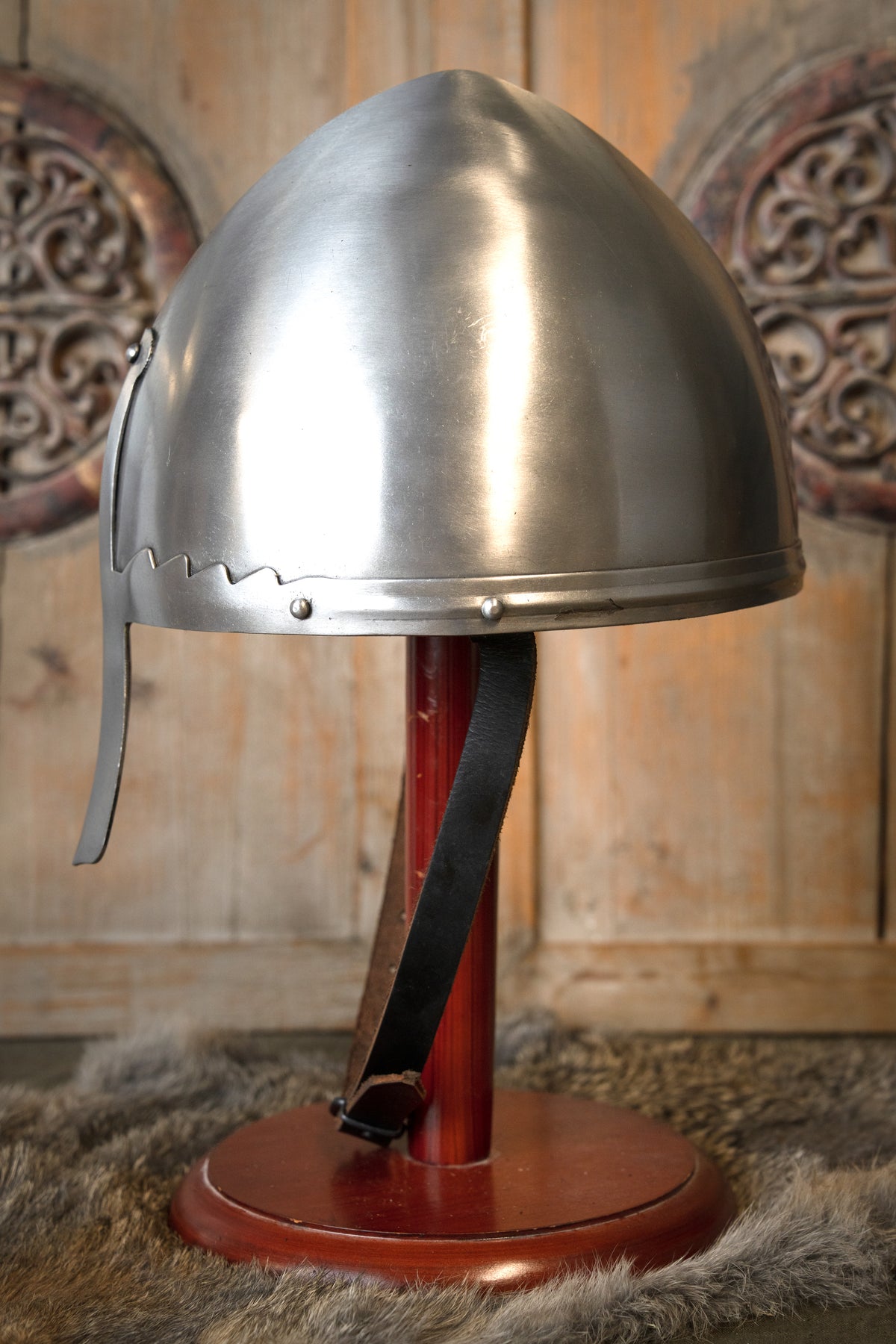 Medieval nasal helmet Harding, 1-1.2 mm