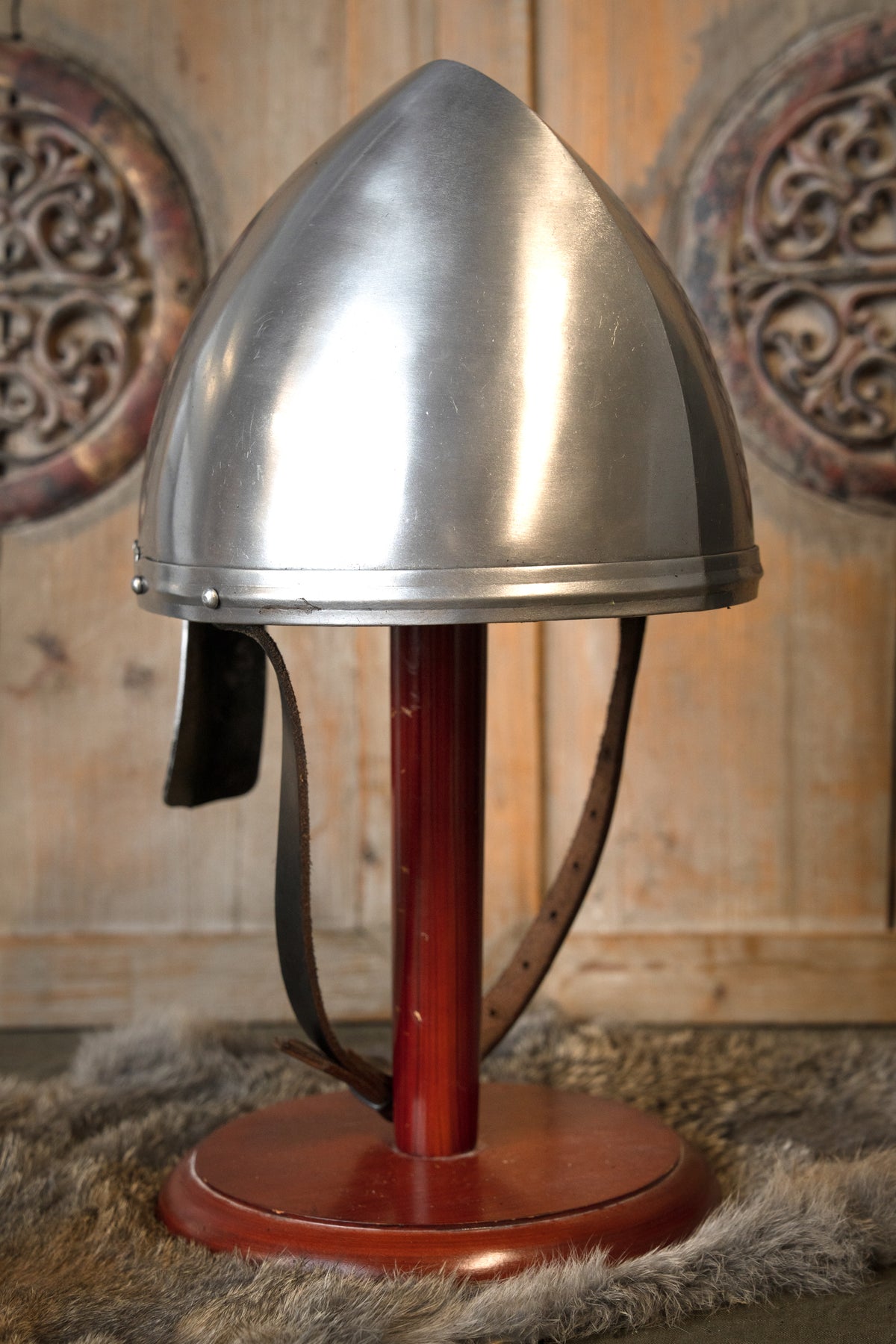 Medieval nasal helmet Harding, 1-1.2 mm