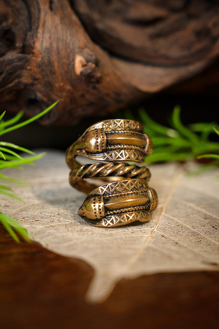 Germanischer Eisenzeit Ring Naustdal, Bronze