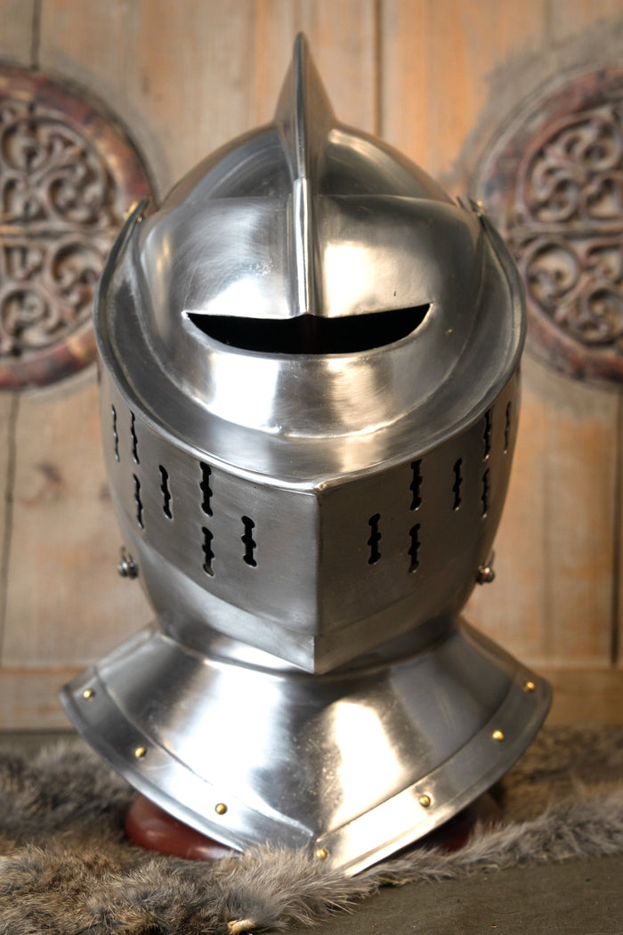 Elmo chiuso Tudor, stile Greenwich, 1,6 mm