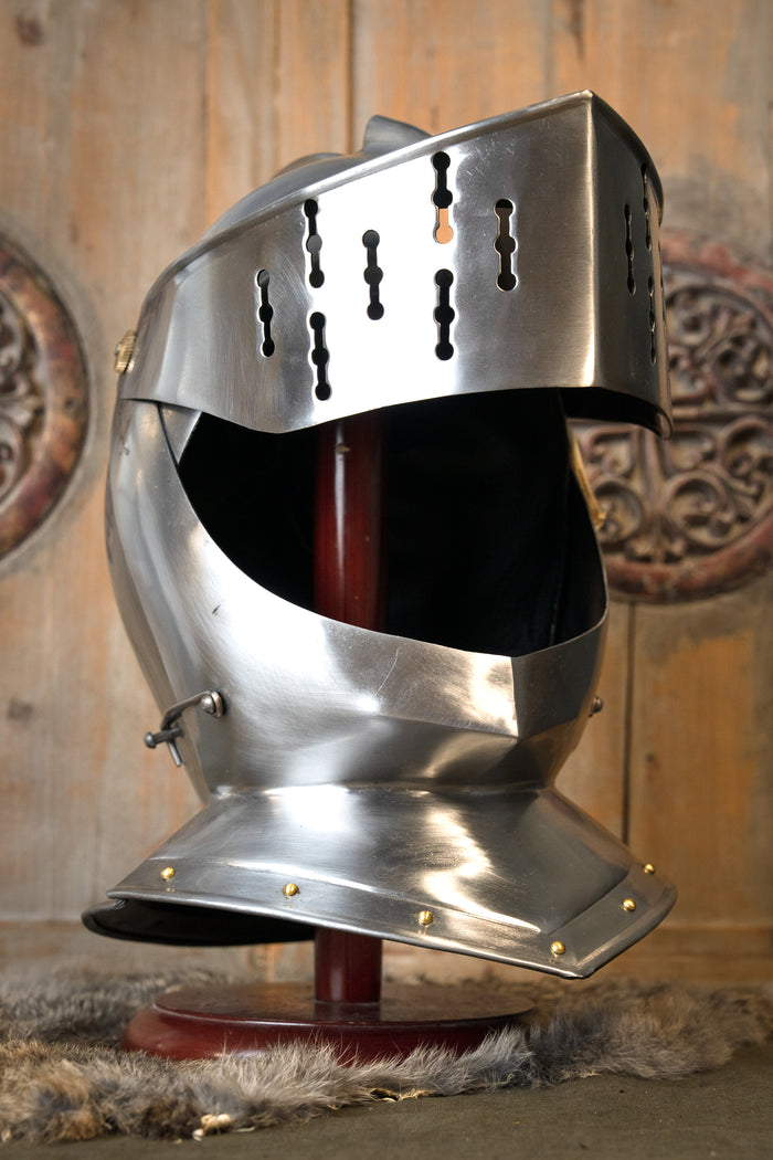 Casco cerrado Tudor, estilo Greenwich, 1,6 mm