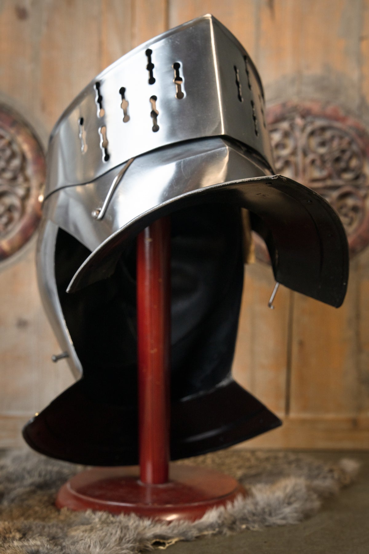 Elmo chiuso Tudor, stile Greenwich, 1,6 mm