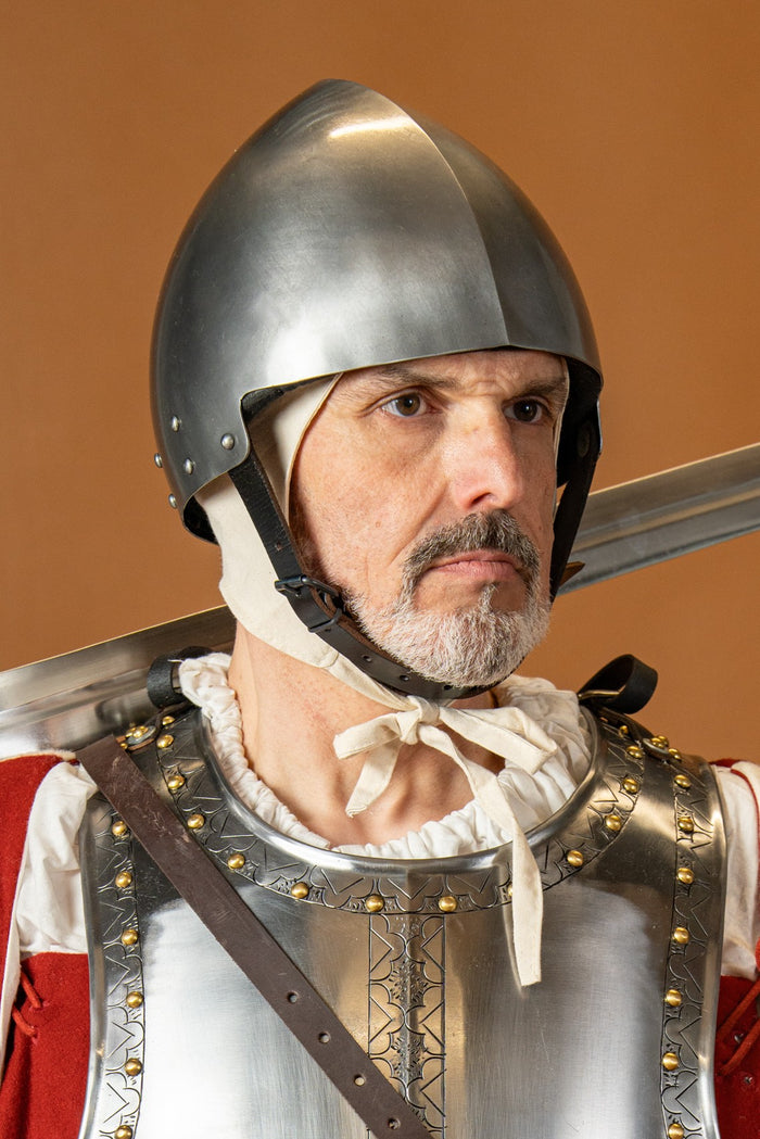 Middeleeuwse secret helm Rufus, 1.2 mm