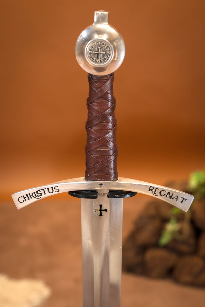 Medieval templar sword Bohemond II, semi-sharp