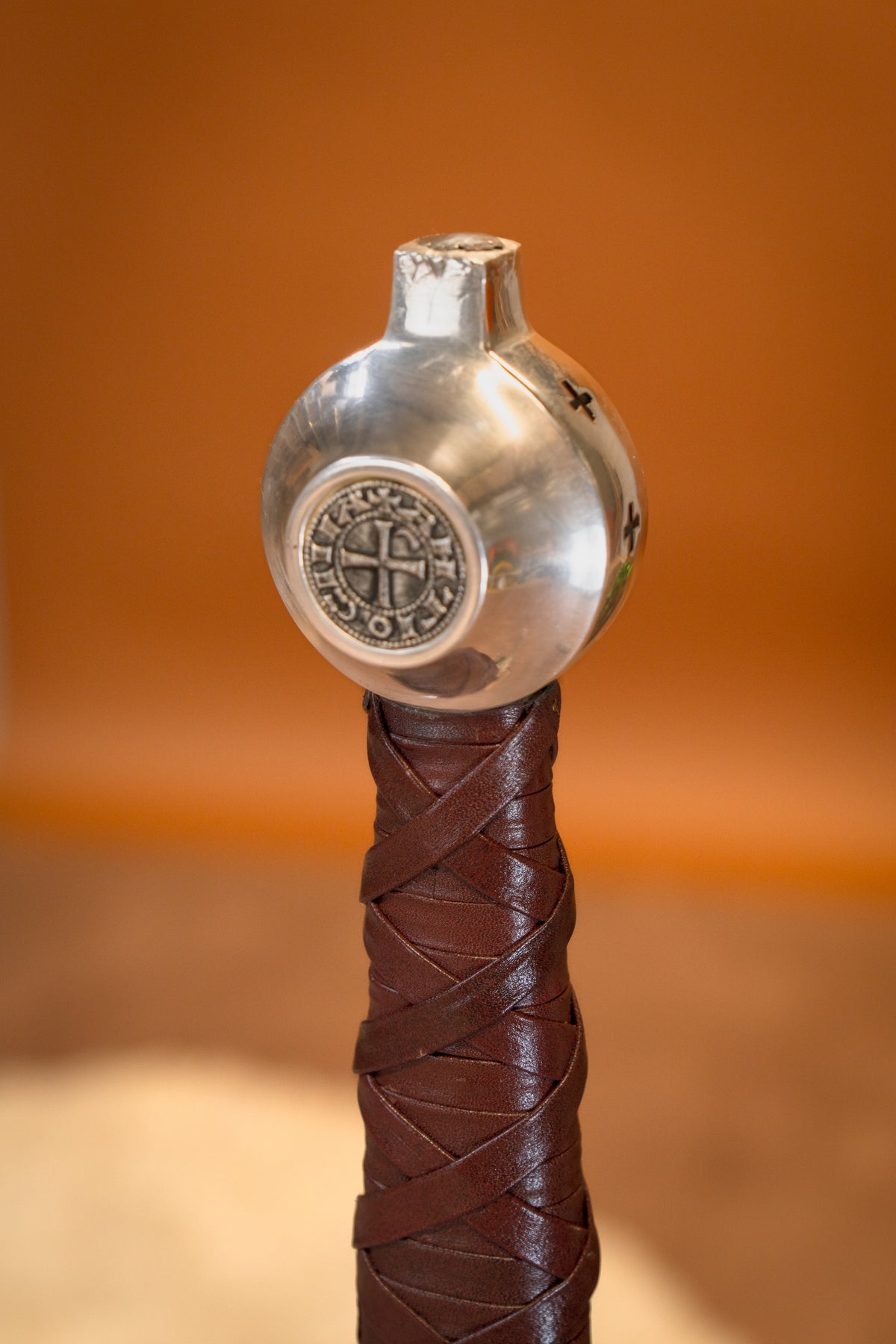 Middelalderligt tempelridder-sværd Bohemond II, semi-skarpt