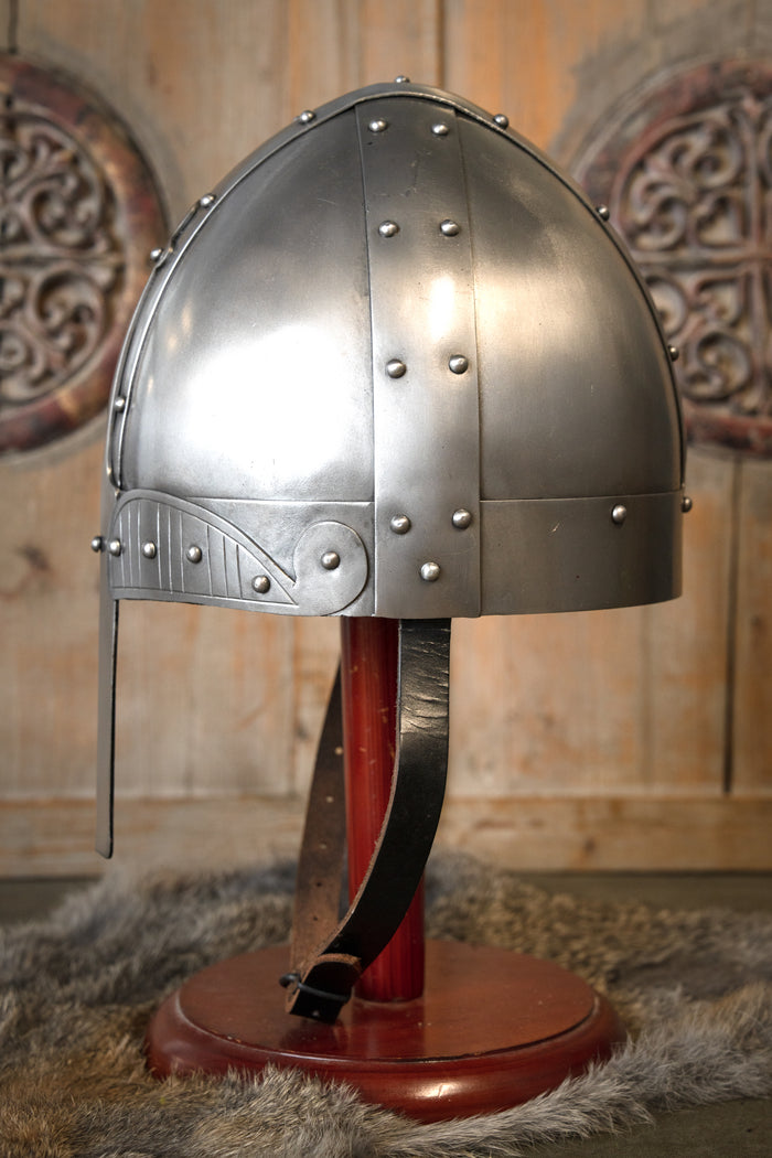 Casco vikingo spangenhelm, tipo nasal, 1 mm