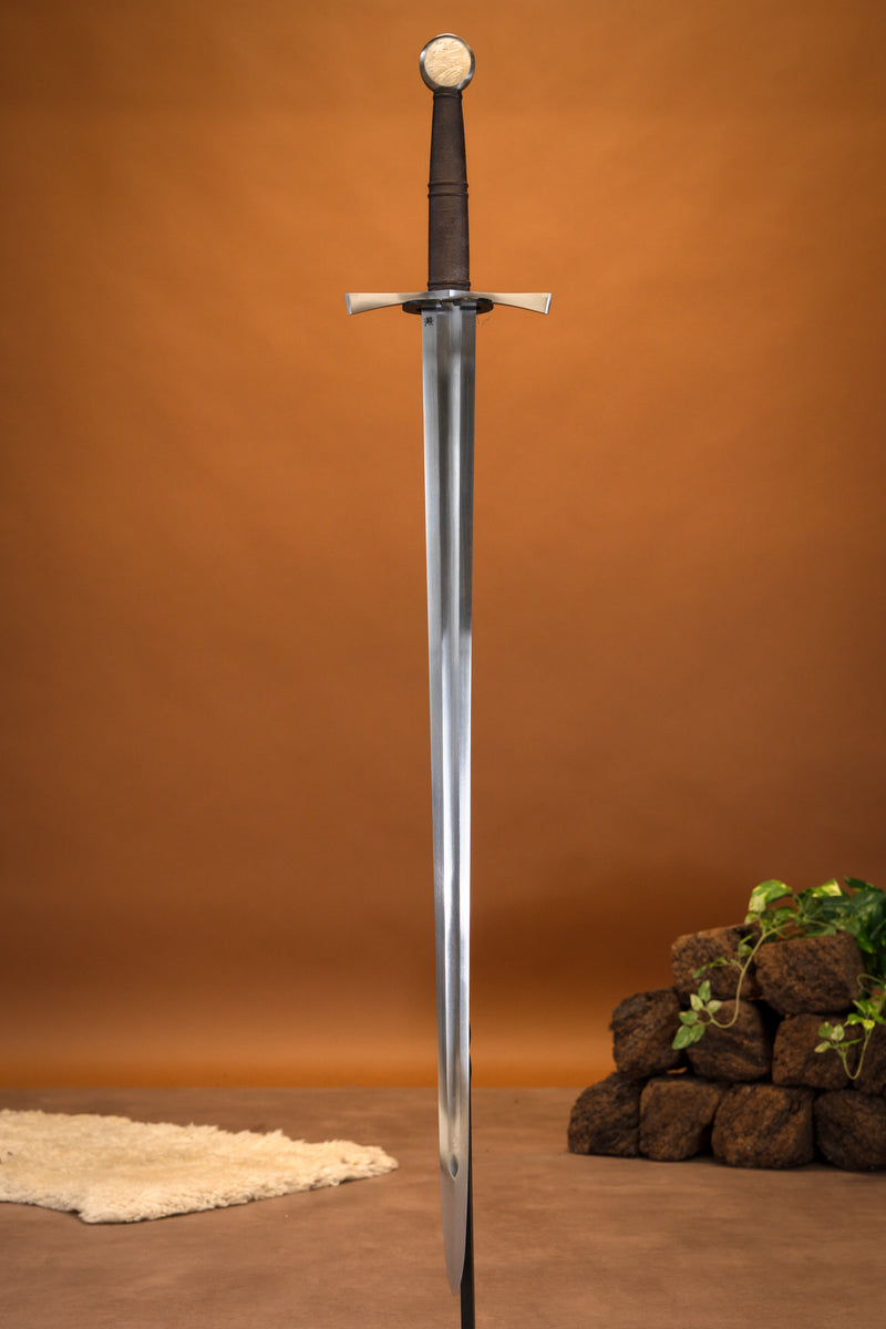 Bastardschwert, gehärtet, halb scharf