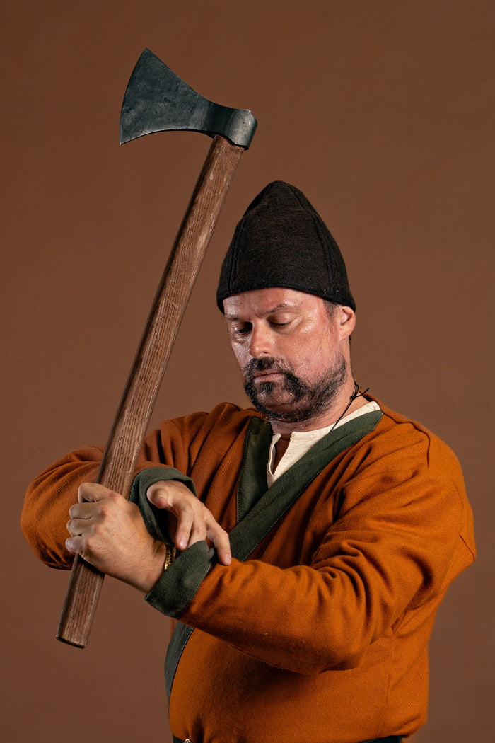 Viking axe Braga, type H, blunt (battle-ready)