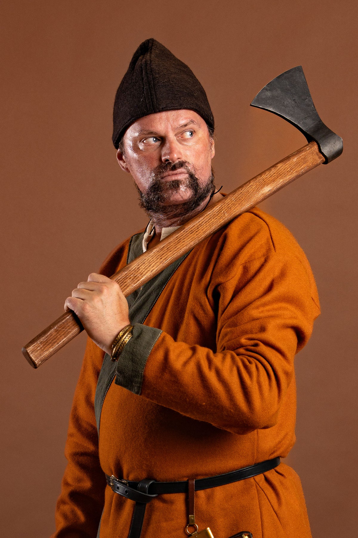 Viking axe Braga, type H, blunt (battle-ready)