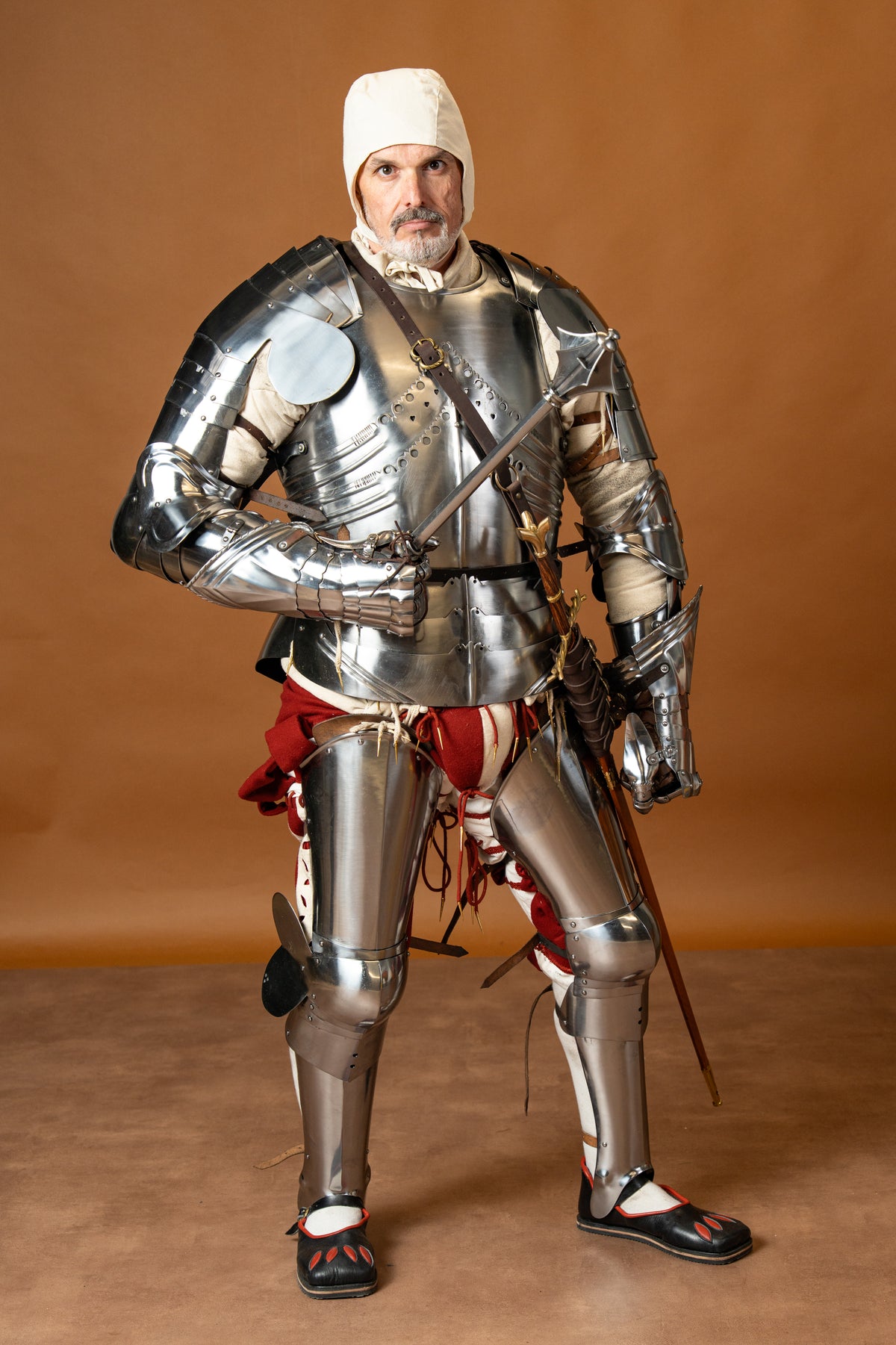 Milanese leg armor, 1.6 mm