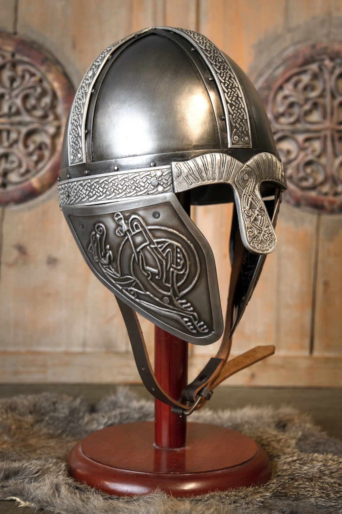 Viking helmet with dragons, 1-1.2 mm