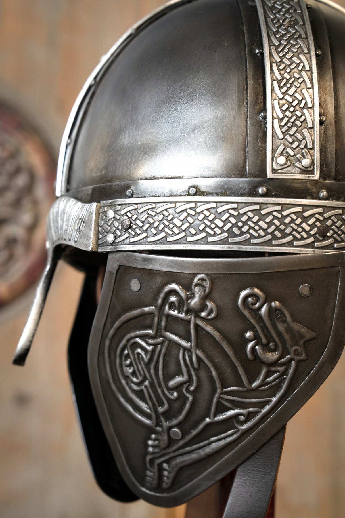 Viking helmet with dragons, 1-1.2 mm