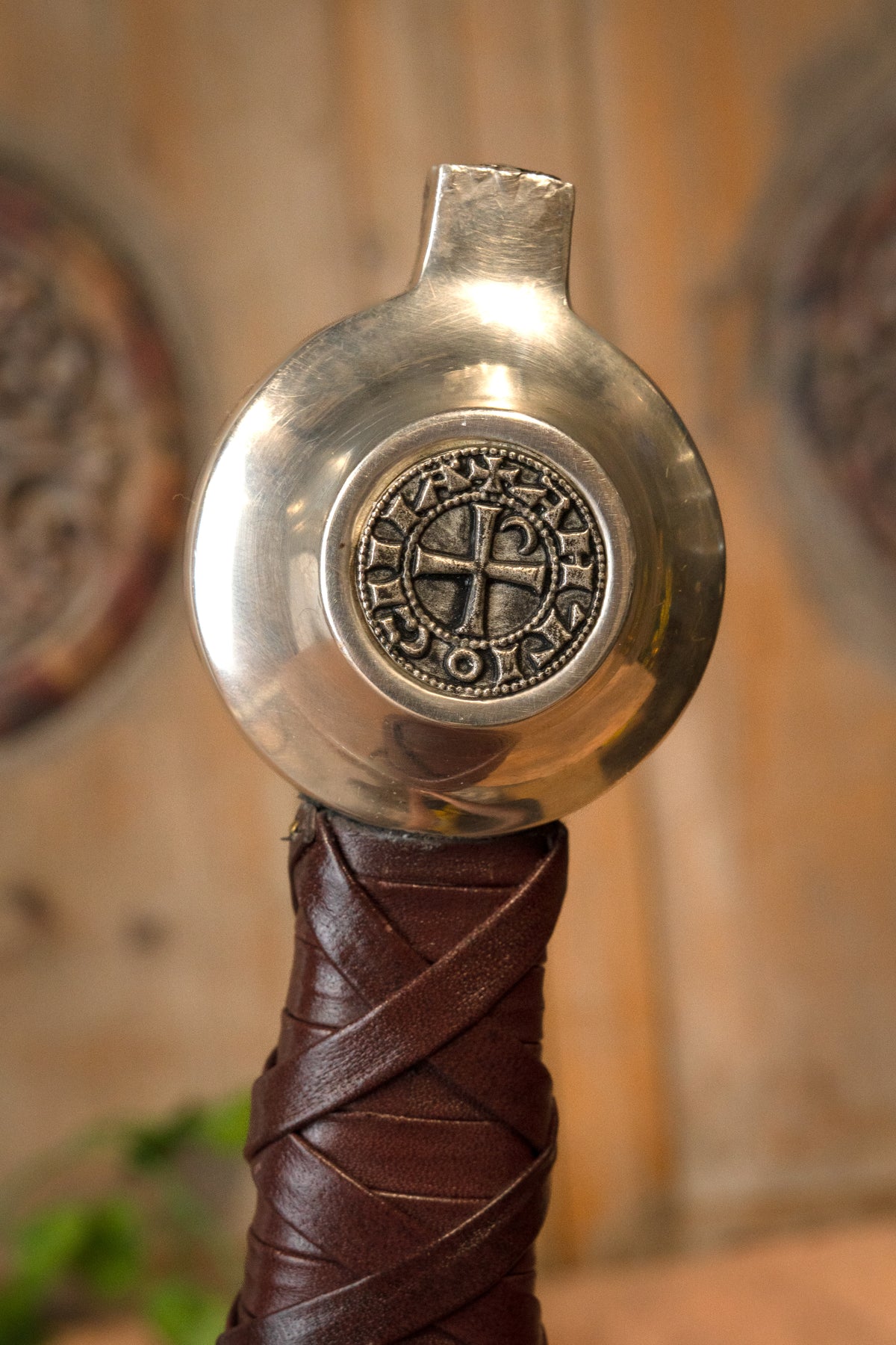 Middelalderligt tempelridder-sværd Bohemond II, semi-skarpt