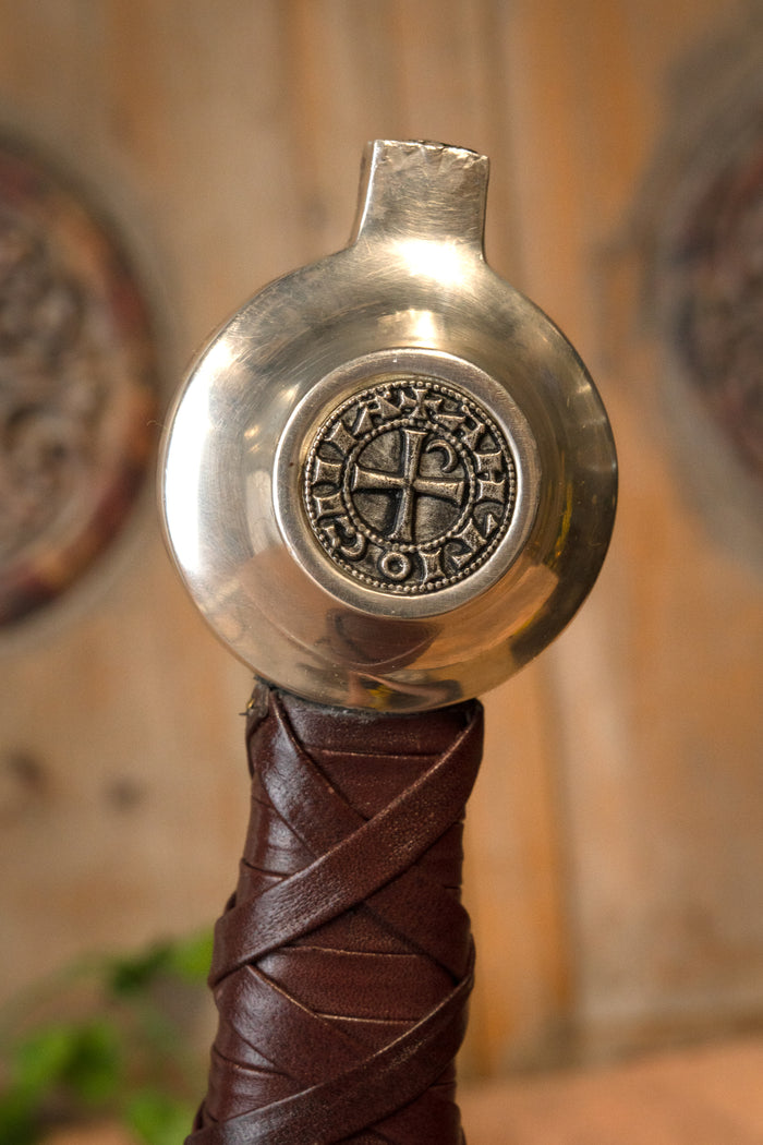 Middelalderligt tempelridder-sværd Bohemond II, semi-skarpt