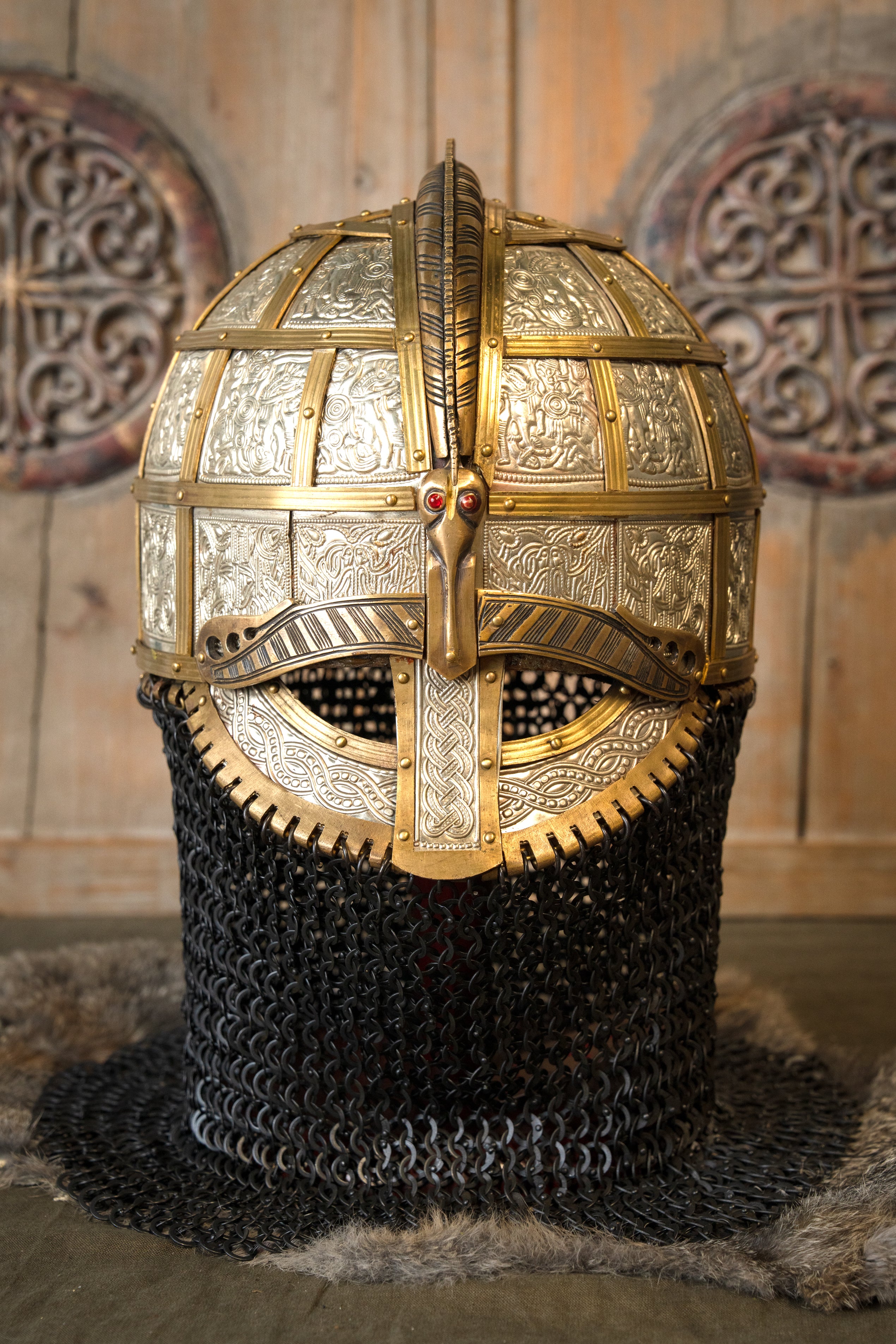 Valsgärde 8 Viking helm, 2 mm (battle-ready)