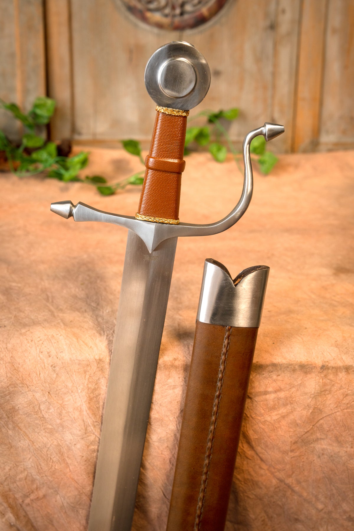 Falchion Medieval St Michael, afiado
