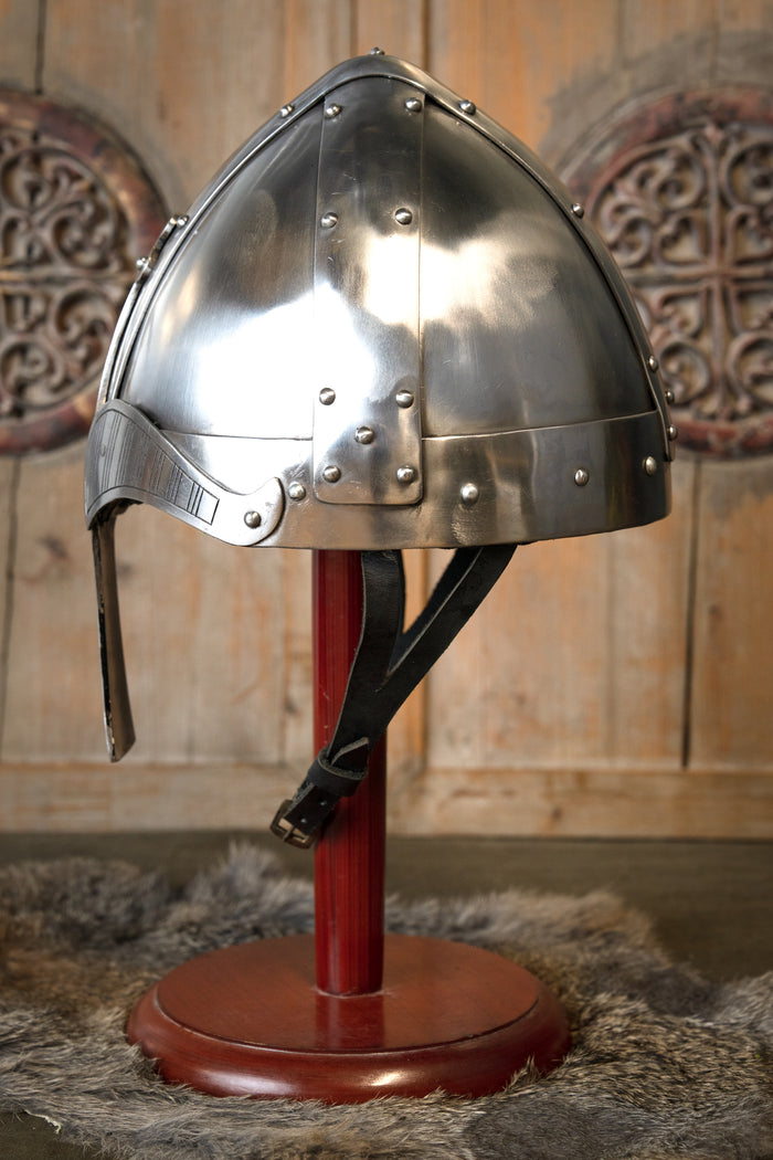 Spangenhelm viking de type casque à nasal, 2 mm, prêt au combat