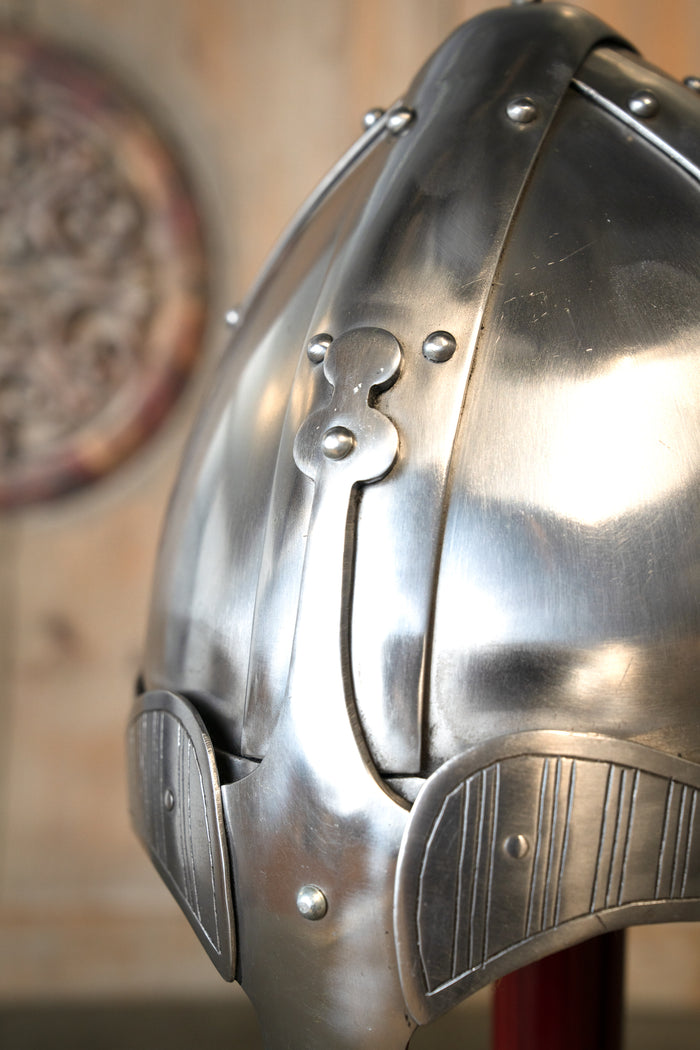 Spangenhelm viking de type casque à nasal, 2 mm, prêt au combat