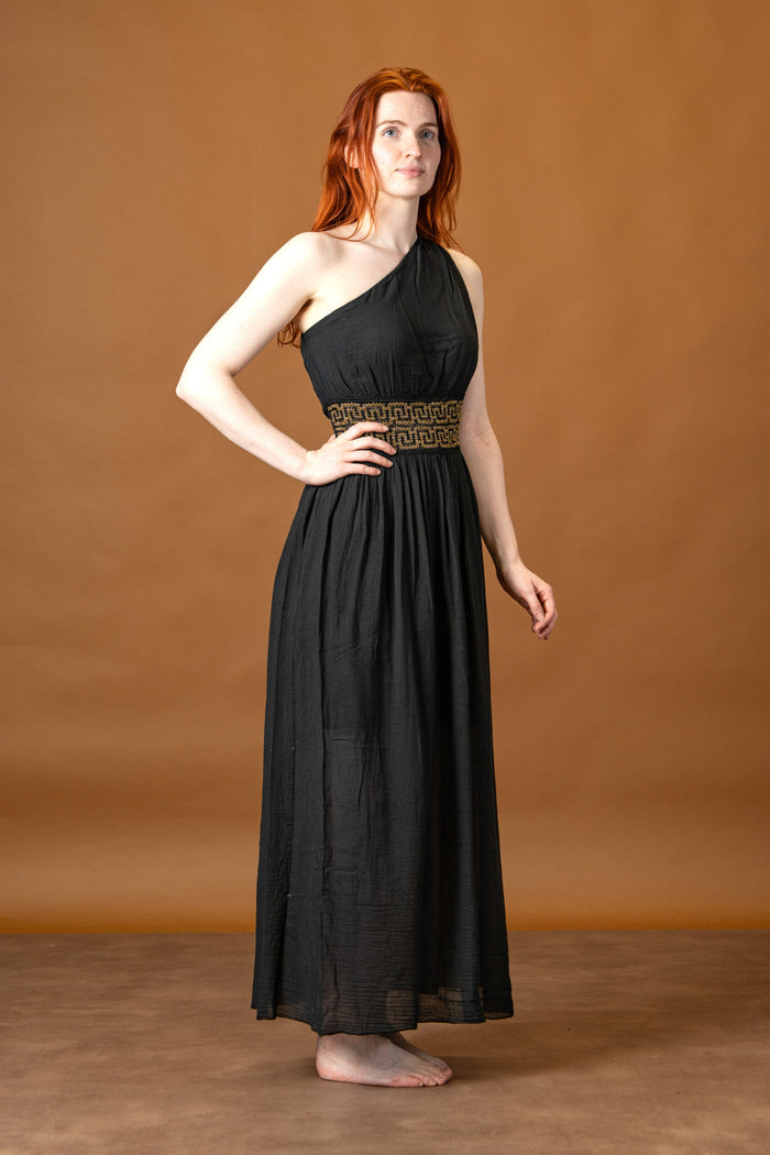 Goddess Dress Gaia, black