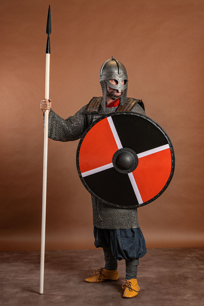 Gjermundbu-hjelm, antik finish, 2 mm (battle-ready)