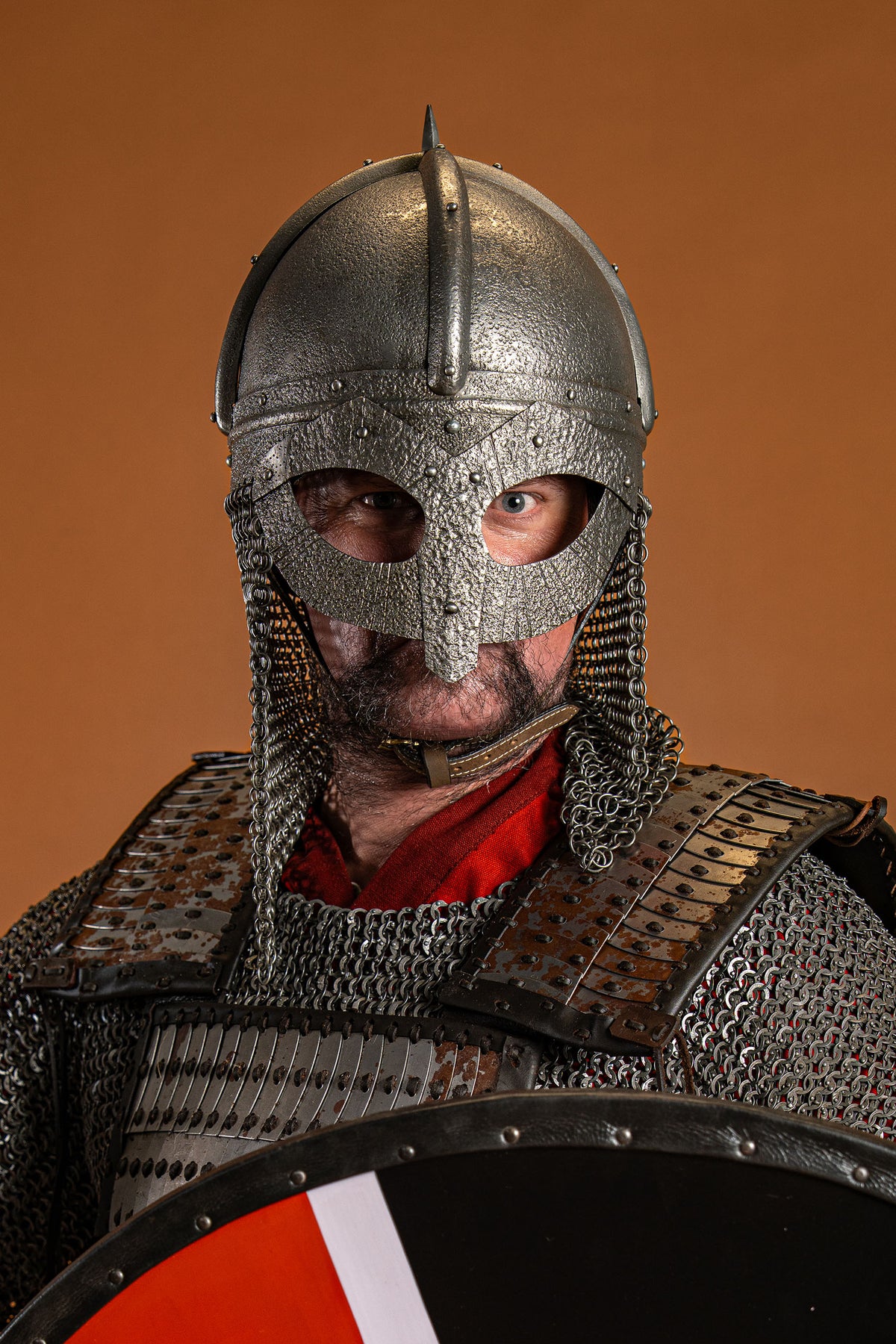 Gjermundbu-hjelm, antik finish, 2 mm (battle-ready)