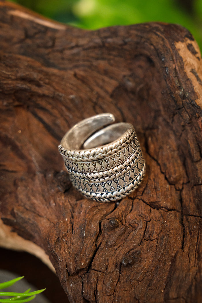 Bague viking du 9e-10e siècle Gotland, bronze argenté