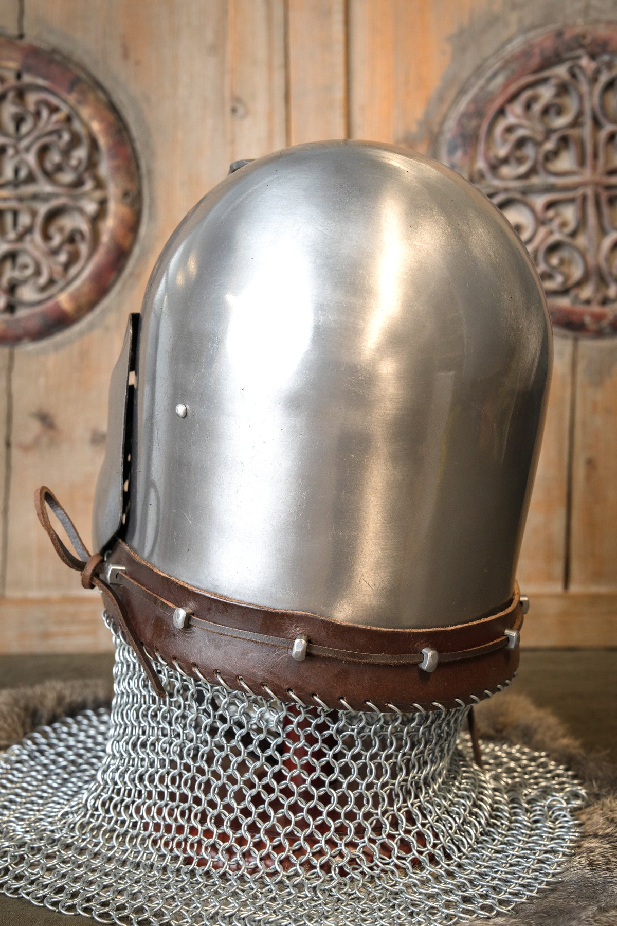 Klappvisier Bascinet Ottokar, 1,6 mm