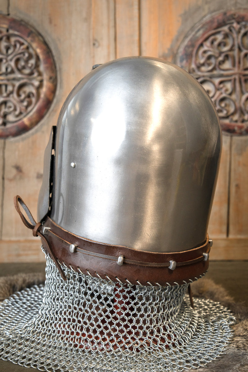 Bascinet med uppfällbart visir Ottokar, 1,6 mm