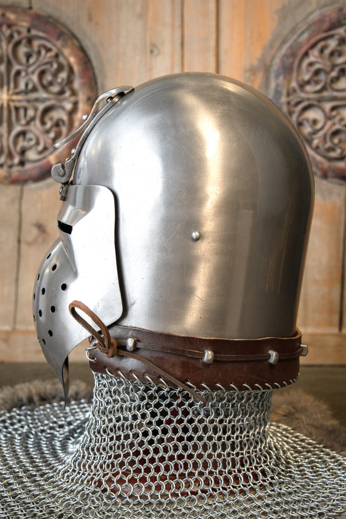 Klappvisier Bascinet Ottokar, 1,6 mm