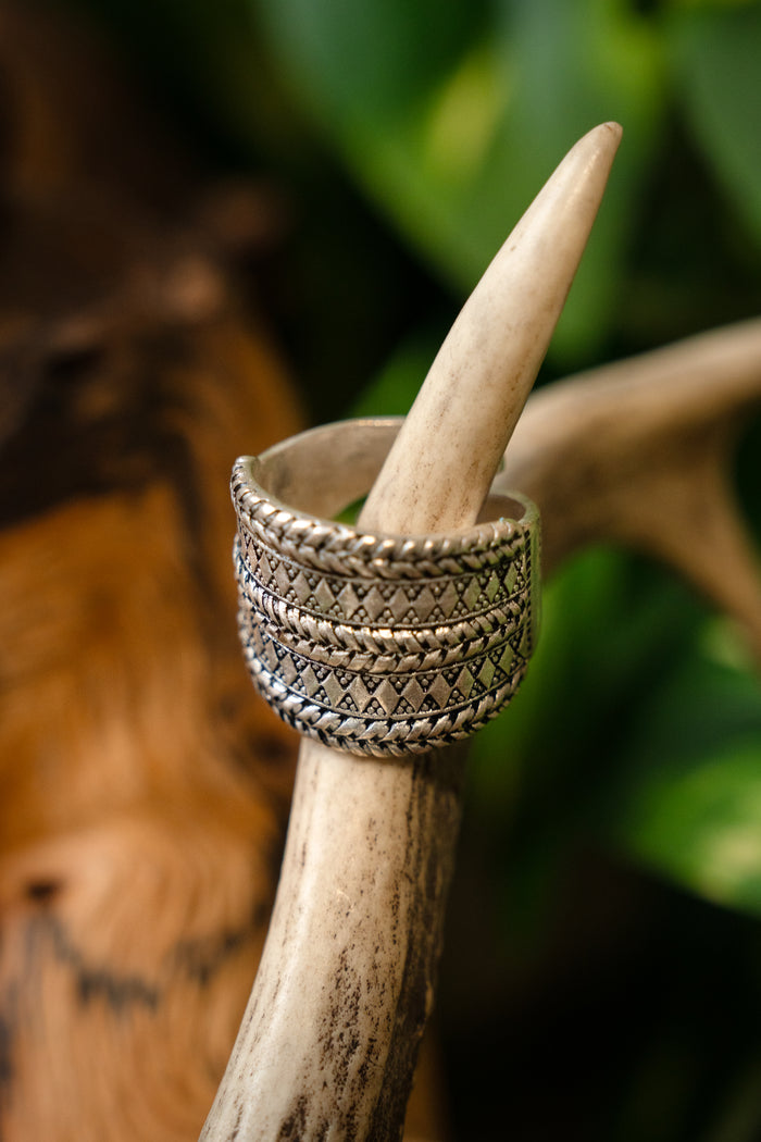 Bague viking du 9e-10e siècle Gotland, bronze argenté