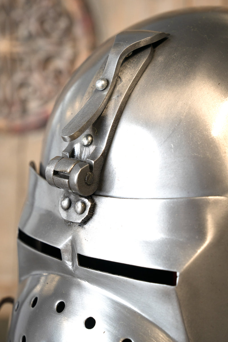 Bascinet med uppfällbart visir Ottokar, 1,6 mm