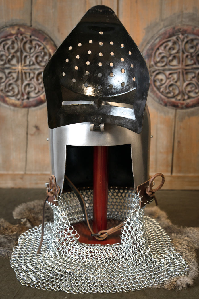 Klappvisier Bascinet Ottokar, 1,6 mm