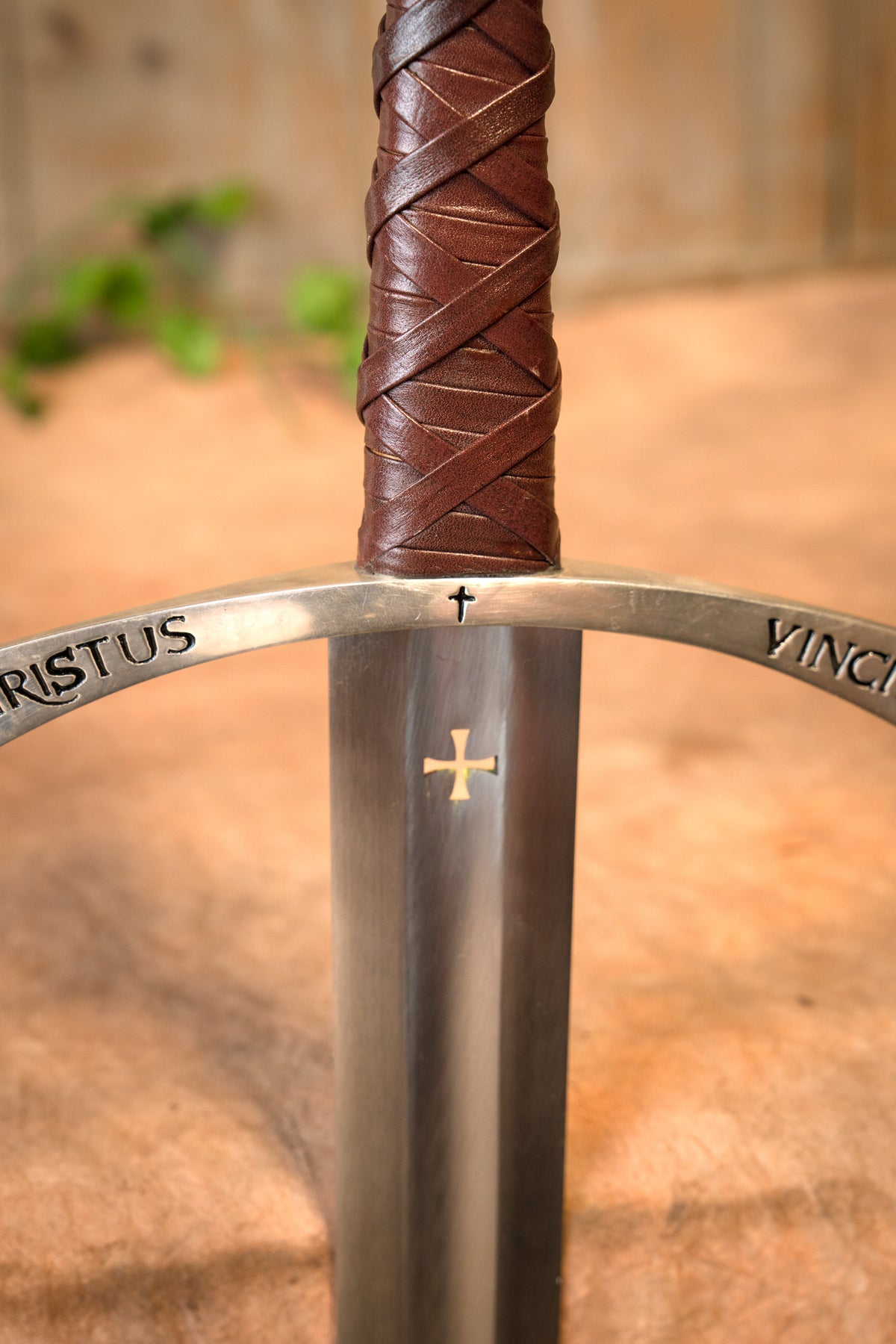 Middelalderligt tempelridder-sværd Bohemond II, semi-skarpt