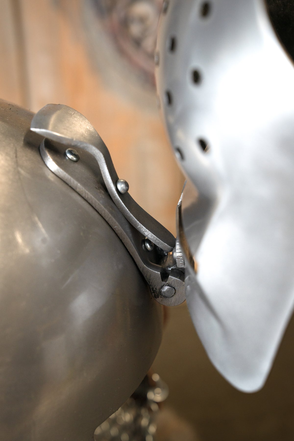 Klappvisier Bascinet Ottokar, 1,6 mm