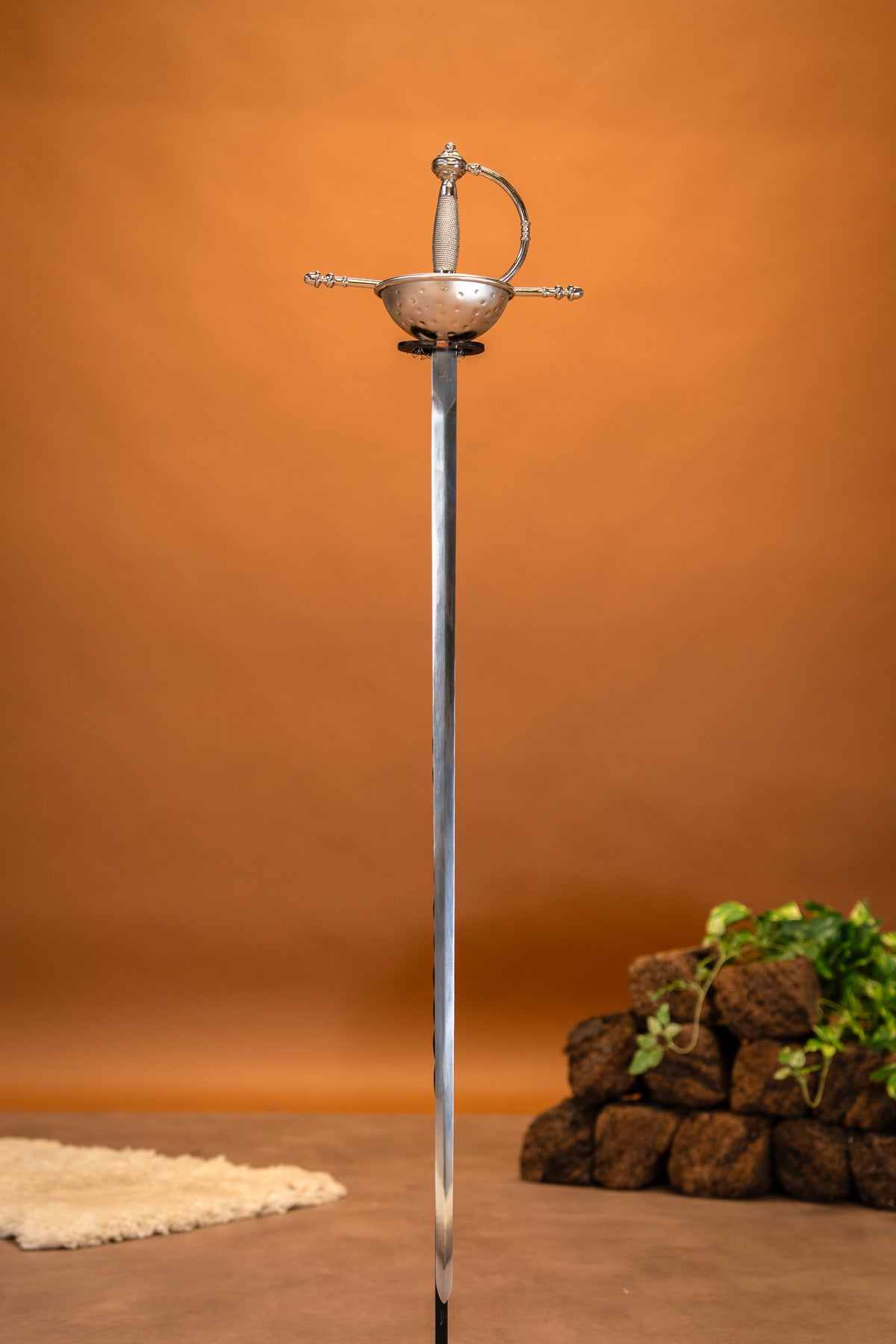 Bell rapier, semi-sharp