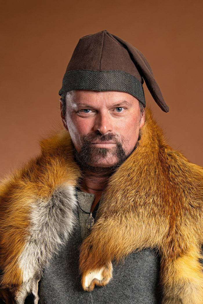 Viking hat Toki, brown