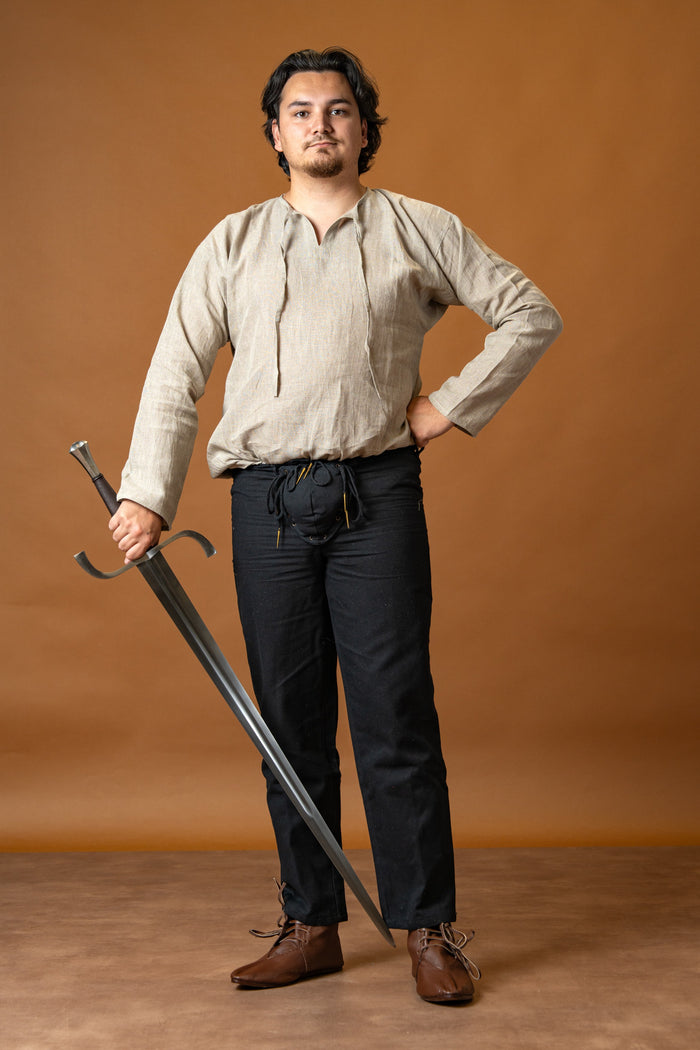 Landsknecht kalhoty Daniel, černý