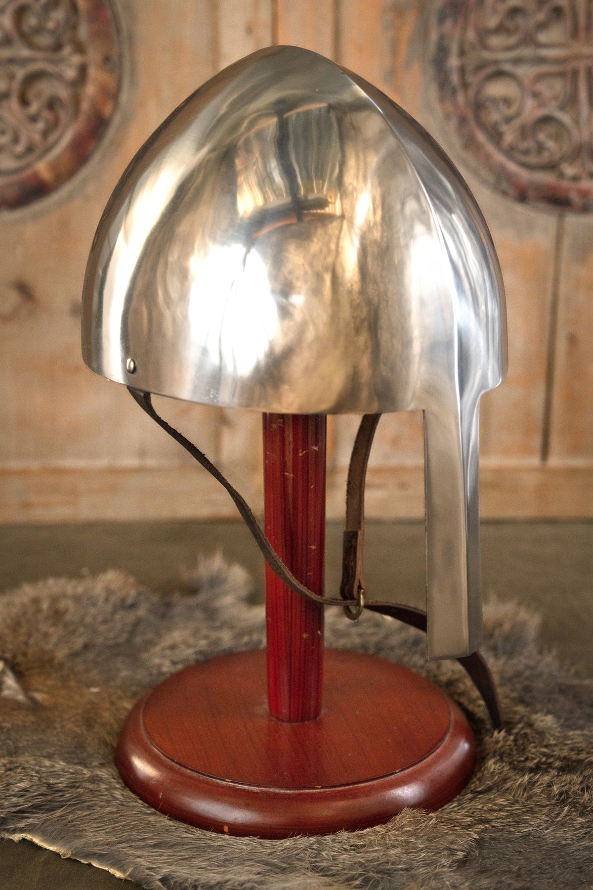 Late 12th century nasal helmet, 1.6 mm