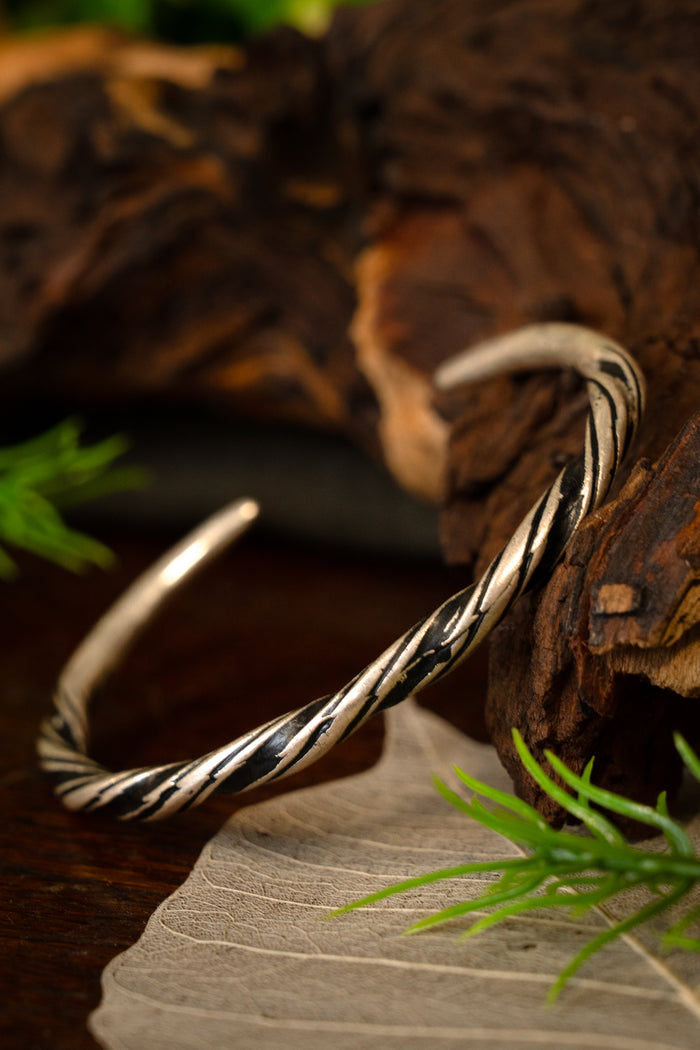 Wikinger Armreif Danelaw, versilberte Bronze