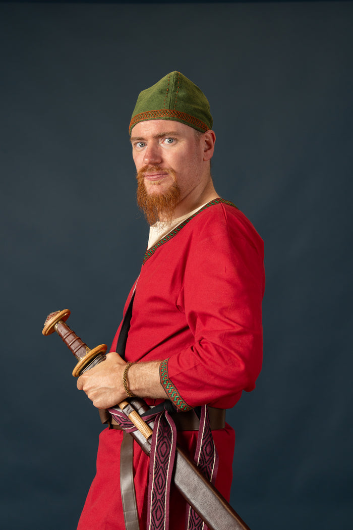 Brodert vikingmysser Ulf, grønn