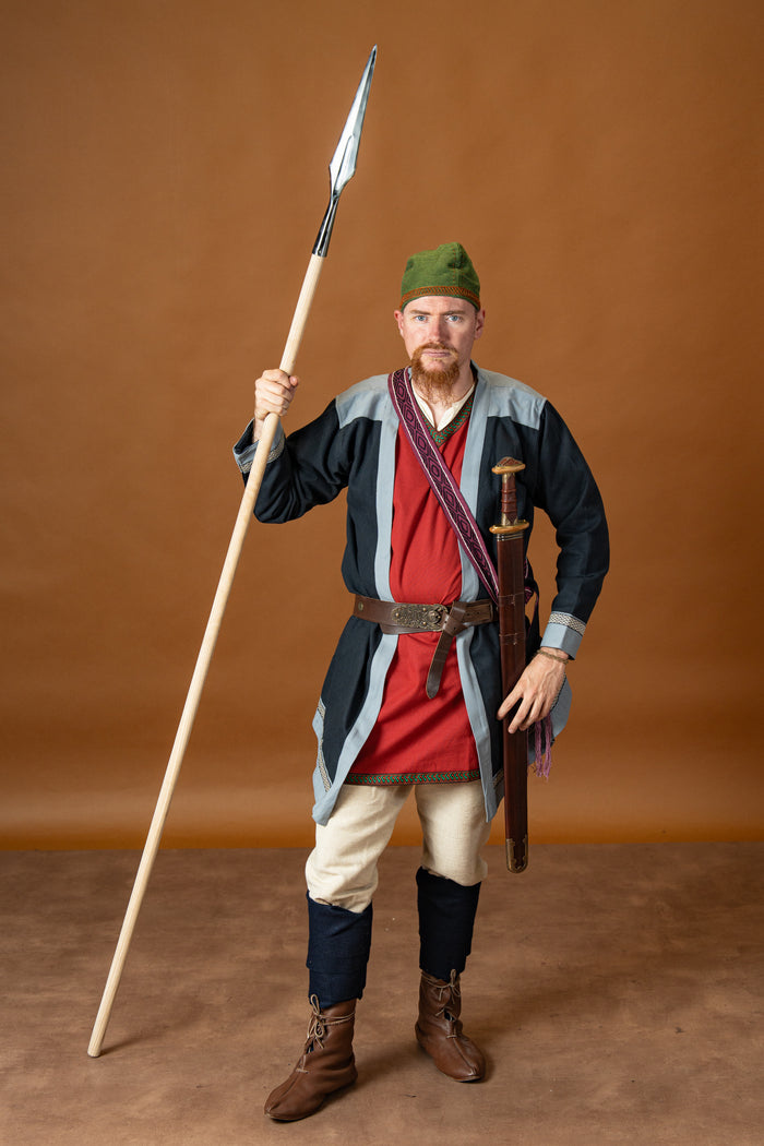 Donkerrode Viking tuniek