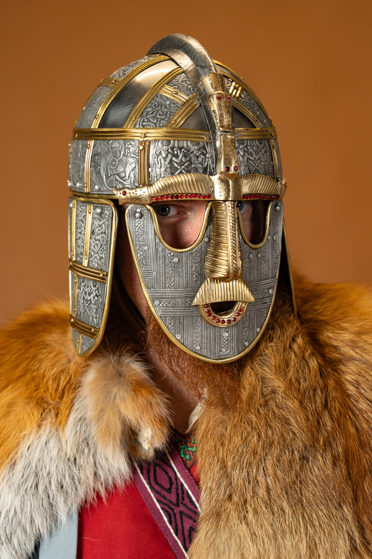 Capacete Sutton Hoo, 1,3 mm
